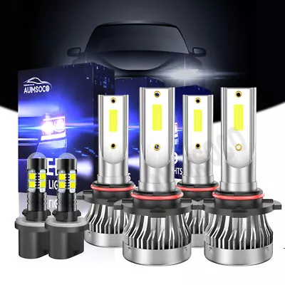 For Chevy S10 Xtreme Standard Cab Pickup 1999-2003 LED Headlight Fog Lamps Bulbs • $35.99