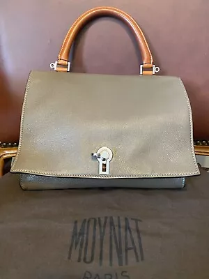 Moynat Paris Danse Bag Etoupe And Barenia Leather • $1000