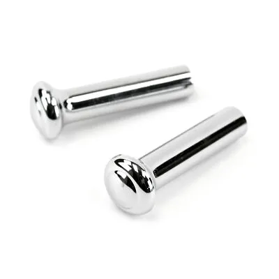 Pair Chrome Door Lock Knobs For 1968-1974 Ford F-100 F-250 & F-350 • $9.99