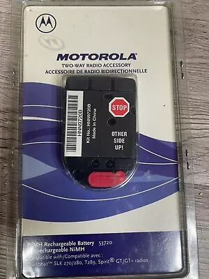 Genuine Motorola NiMH Rechargeable Battery  53720  HNN9720B For Two-way Radio • $48.65