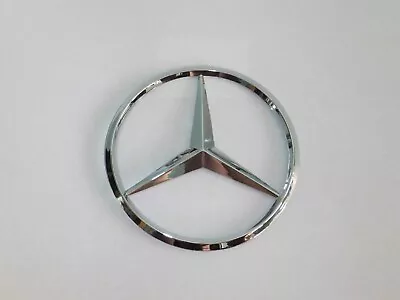 New For Mercedes Benz Chrome Star Trunk Emblem Badge 75mm • $11