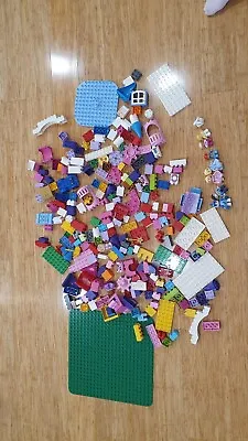Duplo Lego Blocks Bulk 250 Pieces Lot 8 Characters • $40