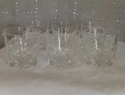 Set Of 6 Low-ball Cristal D Arques Glasses Vtg • $21.50