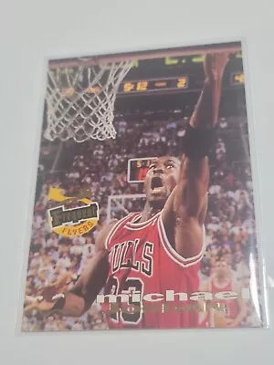 MICHAEL JORDAN 1993 Stadium Club Frequent Flyer Insert #181.   BULLS • $9