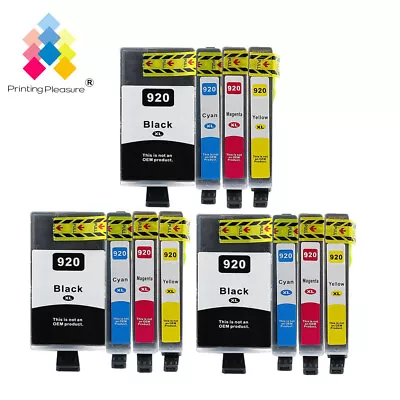 Non-oem 12 Ink Cartridge For Use In HP Officejet 6000 6500 6500A 7000 7500A • £20.99