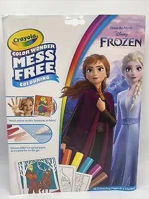 Crayola Colouring Book Frozen Colour Wonder Mess Free 18 X Pictures 5 X Markers • £9.99