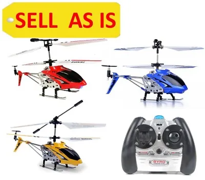 SELL AS IS 4pcs SYMA S107G RC Gyro Helicopter Metal Mini Infrared Flight Used • $0.98