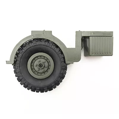 Oil Tank Army Green Spare Tire For WPL 1:16 B24 B16 B36 Military Truck RC Car • $5.49