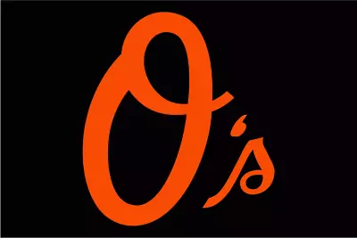 Two Baltimore Orioles  Baseball Helmet Vinyl Sticker Decal Batting Helmet Decal • $3.75