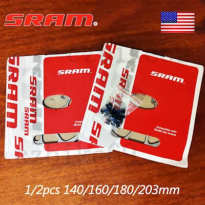 1/2pcs SRAM Centerline Disc Brake Rotor 6 Bolt MTB Road Bike 140 160 180 203mm • $14.49