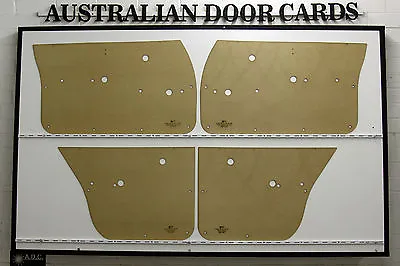 Door Cards Fits Holden HQ HJ HX HZ Sedan Wagon Quality Masonite X4 • $149