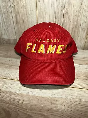 Vintage 90’s Calgary Corduroy Starter Snap Back Hat Cap • $24.98