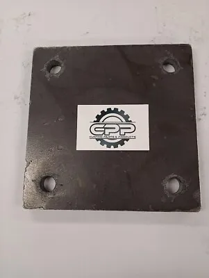 15mm Thick Mild Steel Plate Base Plate 200mm X 200mm Square With 18mm  Holes • £35