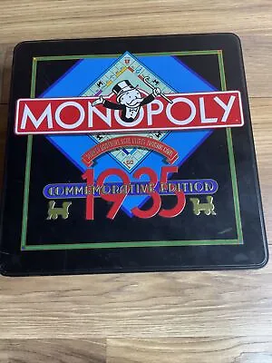 RARE TIN -Parker Brothers Monopoly 1935 Commemorative Edition Board Game • $39.99