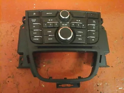 Vauxhall Astra J Radio Control Unit Control Switch Panel Cd400 13360091 2009-18 • £29.99