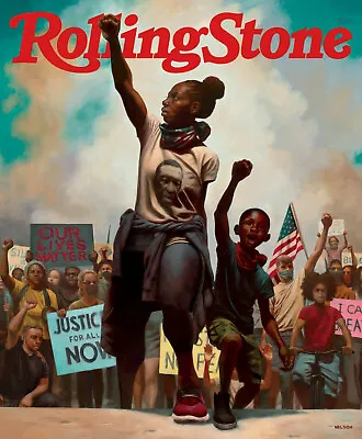 Rolling Stone Magazine July 2020 Kadir Nelson Black Lives Matters George Floyd • $49.99