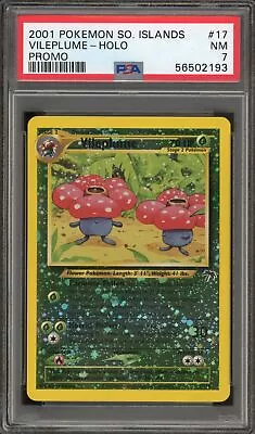 Pokemon Vileplume Southern Islands Reverse Holo Promo #17 PSA 7 • $5