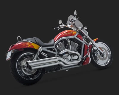 $69.95 • Buy 🔥02-08 Harley Vance & Hines V-Rod Power Shots Lower Muffler Heat Shield D285HC