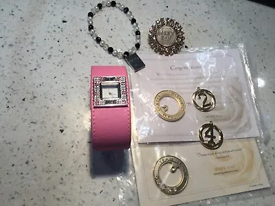 Vintage Mary Kay Recognition Jewelry Lot & Pink Watch. • $23.95