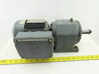 Sew Eurodrive R43DT71C4TF .25Kw Motor 254/440V 3Ph W/1720/42 RPM Inline Gearbox • $174.99