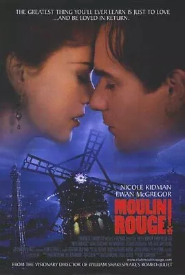 Moulin Rouge Version F Double Sided Original Movie Poster 27×40inches • $139.99