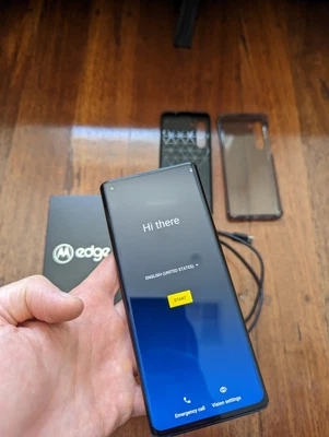 $100 • Buy Motorola Edge - 128GB - Solar Black (Unlocked)-dual Sim