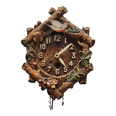 Rare 1930s Lux Clock  Miniature Cuckoo Clock  Not Tested • $44.99