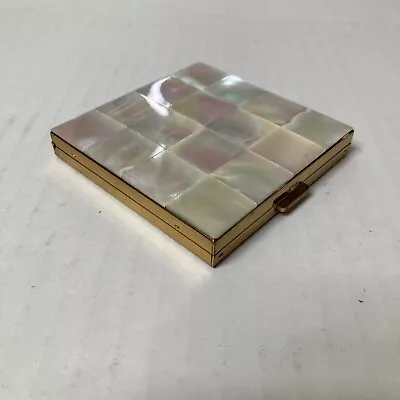 Vintage Volupte Powder Compact With Mirror Mother Of Pearl Lid • No Powder • $29.99