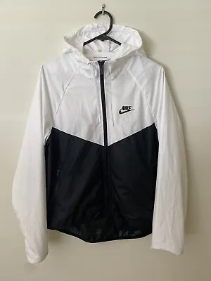 Nike Windbreaker Jacket Black And White Size S • $39