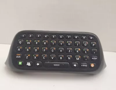Original Oem Microsoft Xbox 360 Chatpad Keyboard Attachment (black) * • $9.99