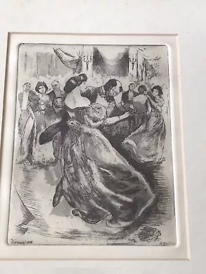 £80 • Buy Signed Etching - 1895 Vienna - American ? English ? - Research Required