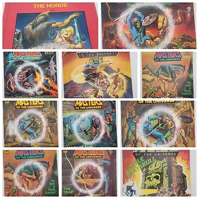 Lot Of 11 Masters Of The Universe Paperback Golden Book 1980's - One With Record • $79