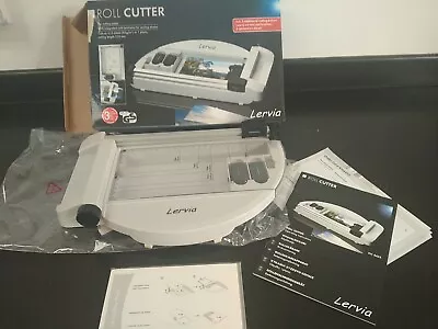 Lervia Twin Cutter Photo Guillotine Paper Cutter Laminator Trimmer A5 KH 4435 • £9.90