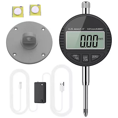 Digital Dial Indicator Probe Gauge 0.01mm/0.0005'' Test W/ Micro Data Cable Set • $50.95