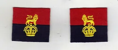 £3.99 • Buy World War 2 War Office Controlled Units Cloth Formation Sign/badge Facing Pairs