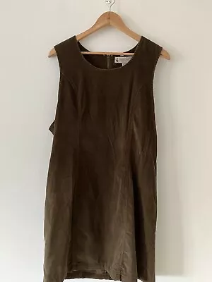 Vintage Marsh Landing Sleeveless Corduroy Dress Cottagecore See Desc • £9