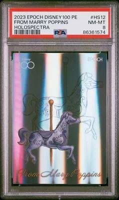 Psa 8 2023 Epoch Disney100 Premier Edition Holospectra Hs12 From Marry Poppins • $1500