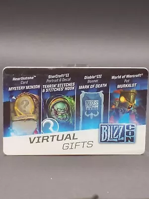 BLIZZCON 2013 World Of Warcraft - MURKALOT FLAIL Pet + Virtual Gifts Loot Card • $144.86