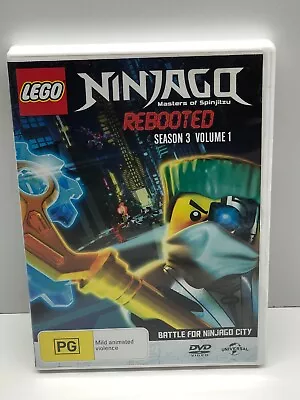 LEGO Ninjago Masters Of Spinjitzu Rebooted - Season 3 Vol 1 VGC  Region 4 • $8.95