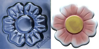 Concrete Mold Flower Stepping Stone For Garden Path ABS Plastic 1pc S14 • $34.99