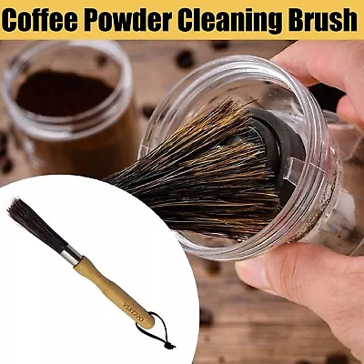 Coffee Wood Brushes Kitchen Wooden Brush Espresso Coffee Machine Cleaning Brush • $17.99
