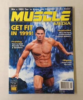 Muscle Media Magazine February 1999 No 72 Bodybuilding Exercise Fitness • $16.32