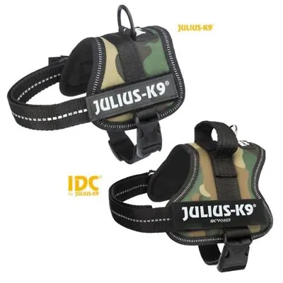 Julius K9® Strong Adjustable Power Harness Reflective Dog Puppy Robust Harnesses • £36.89
