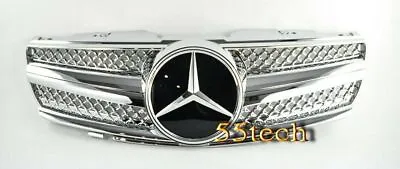 Mercedes R230 SL500 SL600 SL55 2003 2006 Grille Grill Chrome Distronic DTR 2005 • $185.25