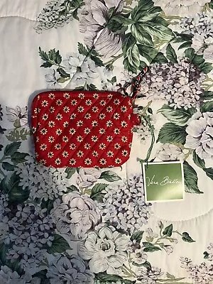 NWT Vera Bradley Small Lined Cosmetic Bag Americana Red Pattern • $15