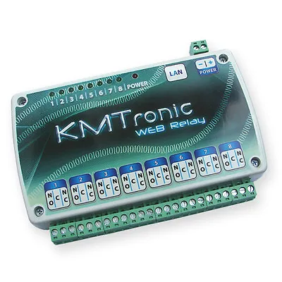 £74.52 • Buy KMTronic LAN Ethernet IP 8 Channels WEB Relay Board BOX
