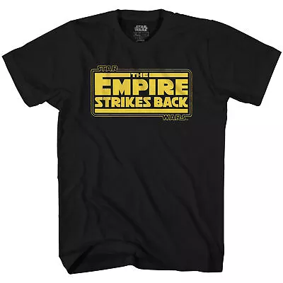 $17.95 • Buy Star Wars Empire Strikes Back 40th Anniversary Logo Adult T Shirt