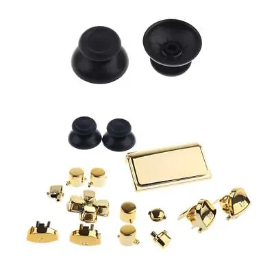$14.78 • Buy Replacement Full Buttons Custom Mods Kit Set +2xThumbsticks   For Sony PS4