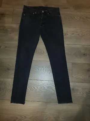 (32 X 30) Mens H&M Jeans Black &Denim Skinny Fit Button Fly • $5