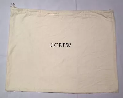 J. CREW Large Drawstring Logo Dust Bag - 20  X 16  • $19.99